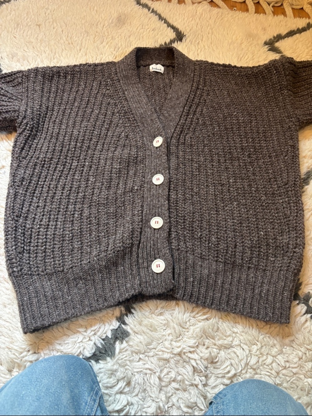 Babaa Wool Cardigan - Picture 6 of 16